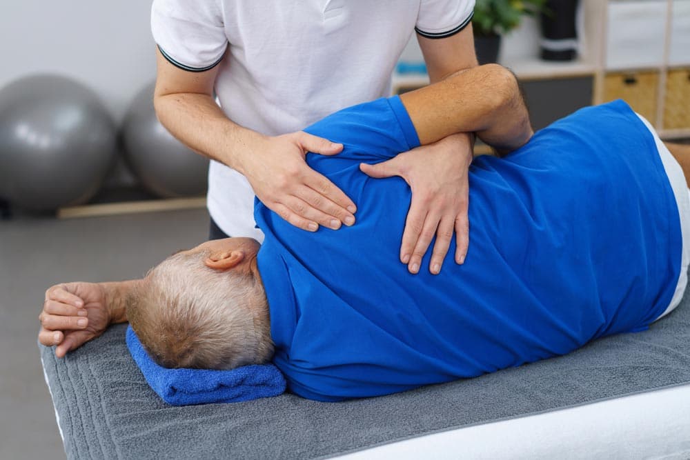 Senior citizens participating in safe, supervised exercise and physiotherapy for old age group at Neurofit clinic.